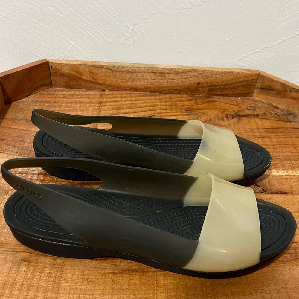 Crocs Slingback Slip On Shoes Size 7